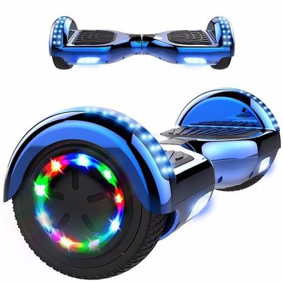 6.5Zoll Elektro Scooter Hoverboard E scooter + Bluetooth LED Beleuchtung