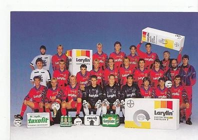 Mannschaftskarte Bayer Uerdingen 1994-95 TOP + A42619 OU
