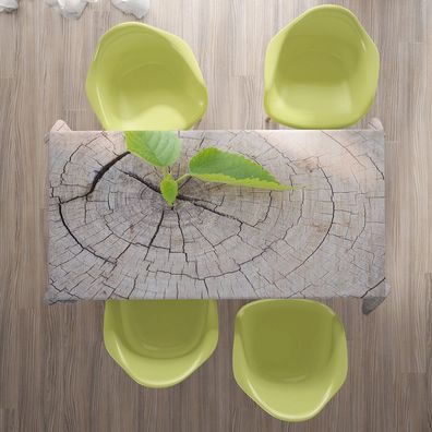 Foto-Tischdecke Baumstamm Holz Tischwäsche mit Motiv Deko Fotodruck auf Maß