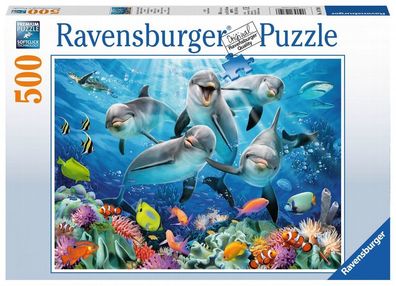 Ravensburger Puzzle - Delfine im Korallenriff - 500 Teile Delphine # 14710
