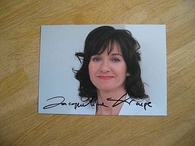 Rheinland-Pfalz Staatssekretärin Jacqueline Kraege - handsigniertes Autogramm!!!