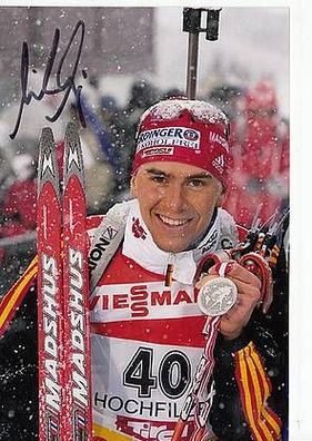 Michael Greis TOP FOTO Original Signiert Biathlon + A42644