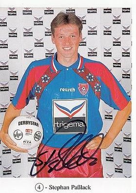 Stephan Paßlack Bayer Uerdingen 1995-96 Autogrammkarte + A42810