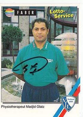 Madjid Glatz VFL Bochum 1994-95 Autogrammkarte + A42856