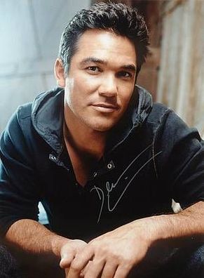 Original Autogramm DEAN CAIN auf Großfoto