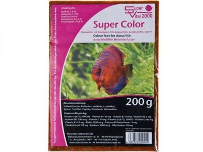 Super Vital 2000 Super Color Fischfutter 15 x 200 g