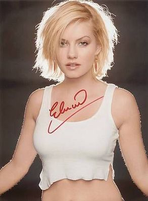 SEXY Original Autogramm ELISHA Cuthbert auf Großfoto