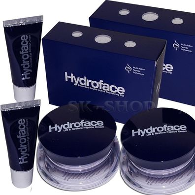 2 x Hydroface Creme Anti Aging - Set mit Augencreme