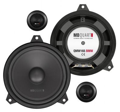 MB QUART Kompo-Kit 16,5 cm QM-165 für BMW E46 2 Wege System Auto Lautsprecher