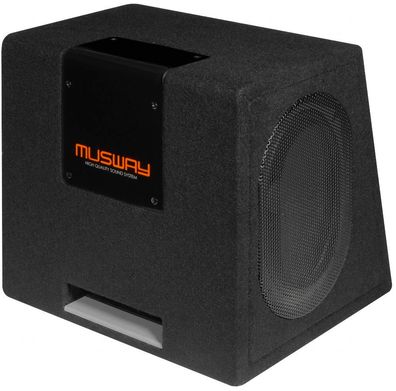 MUSWAY Single Bassreflex-Gehäusesub MT-169Q Subwoofer Bassbox 400W