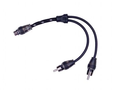 Rockford Fosgate Premium 1F/2MY-Adapter RFITY-1 Fcinchkabel T-Stück Cinch Kabel