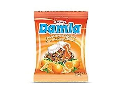 Tayas Damla Orange Weiche Bonbons 90 g