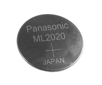 Knopfzellen Akku Batterie ML2020 ML-2020 Lithium Metal Wiederaufladbar