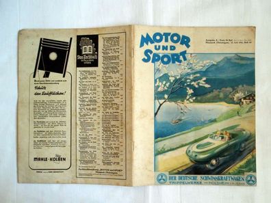 Motor und Sport , Heft 25 / 1941, Oldtimer Auto Motorrad Panzer Flugzeug