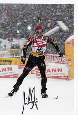 Michael Greis TOP FOTO Original Signiert Biathlon + A43376
