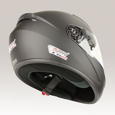 Helm Speed LS2 schwarz matt, Integralhelm, Motorradhelm, ECE22/05 Norm