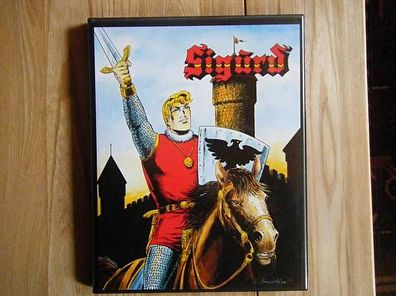 Sigurd-Tradingkartenalbum-Burg Falkenfels-komplett mit 3 D Brille !!