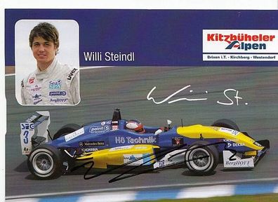 Willi Steindl Autogrammkarte Original Signiert Motorsport + A43769