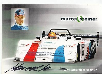 Marcel Steiner Autogrammkarte Original Signiert Motorsport + A43770