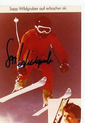 Sepp Wildgruber TOP Foto Original Signiert Ski Alpine + A43839