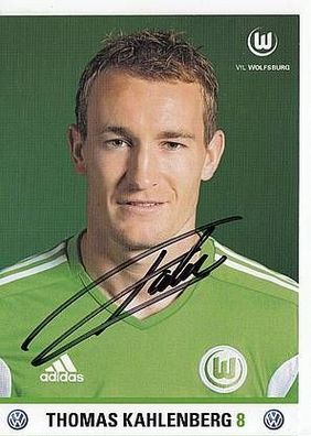 Thomas Kahlenberg VFL Wolfsburg 2011-12 Autogrammkarte + A43688