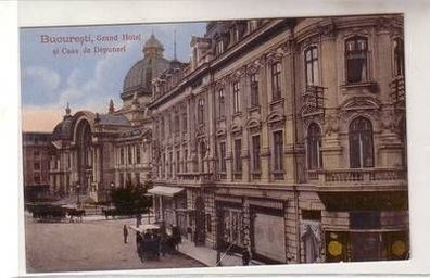 57100 Feldpost Ak Bukarest Rumänien Grand Hotel 1917