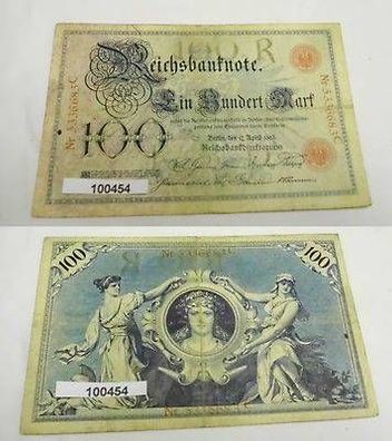 seltene Banknote 100 Mark 17. April 1903 Deutsches Kaiserreich