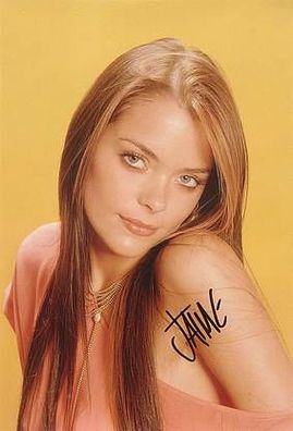 Original Autogramm JAIME KING auf Großfoto