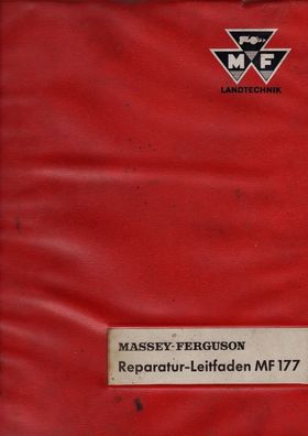 Originaler Reparaturleitfaden Massey Ferguson MF 177