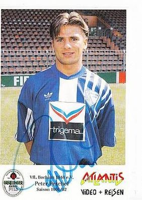 Peter Peschel VFL Bochum 1991-92 Autogrammkarte + A44413