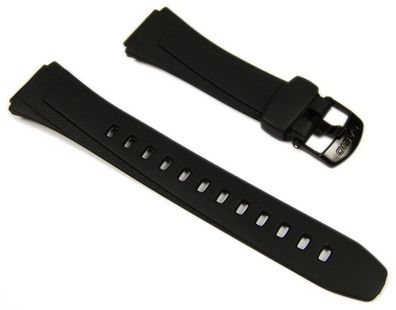 Casio Ersatzband Uhrenarmband Resin schwarz 18mm W-755