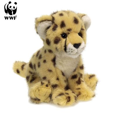 WWF Plüschtier Gepard (sitzend, 19cm) lebensecht Kuscheltier Stofftier Raubkatze
