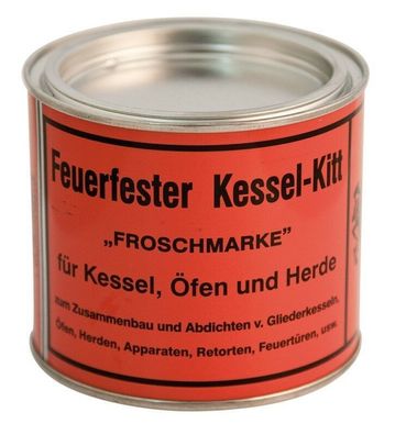 Kesselkitt Feuerfest Kessel Kit Ofenkitt Dichtungskitt Froschmarke 500g