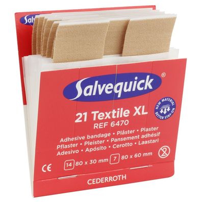 Salvequick® Nachfüllpack 6470 elastisch 21 Stück