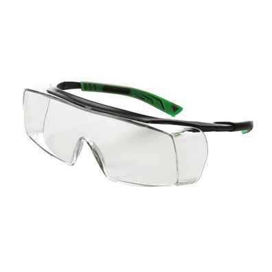 UNIVET® 5X7 Überbrille Grau/ Grün UV400