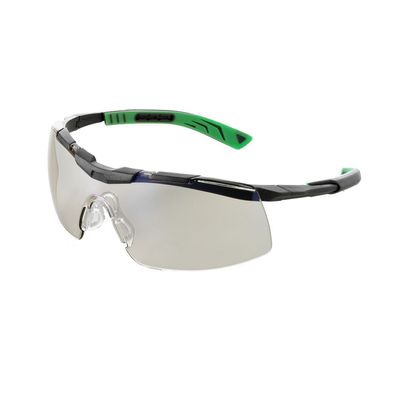 UNIVET® 5X6 Schutzbrille Grau/ Grün UV400