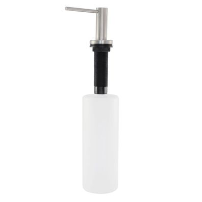 Sanismart Einbau-Seifenspender F39 Edelstahl gebürstet 500 ml