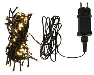 kaltwei/ß Spetebo LED Lichterkette mit 400 LEDs f/ür Innen und Au/ßen Gesamtl/änge ca Kabelfarbe: gr/ün 50 Meter