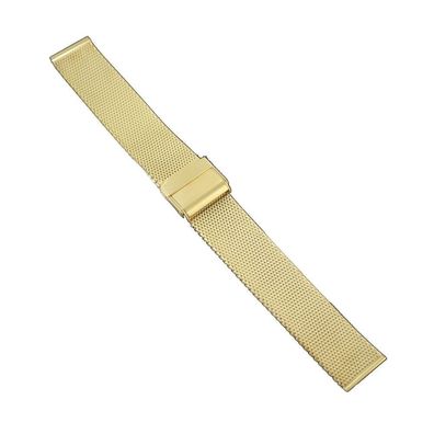 Vollmer Uhrenarmband Milanaiseband Edelstahl gold 18 mm 8946CH6