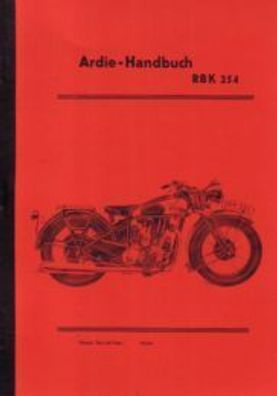 Bedienungsanleitung Ardie RBK 354, Motorrad, Oldtimer, Zweirad
