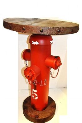 Impressionen Beistelltisch Tisch Fireplug Hydrant Industrial Vintage