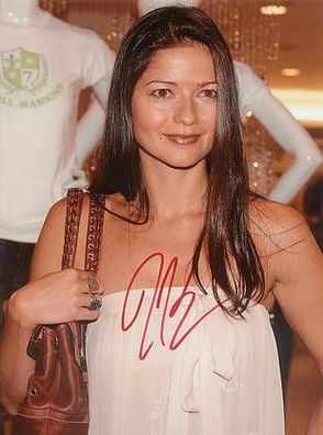 Original Autogramm JILL Hennessy auf Großfoto