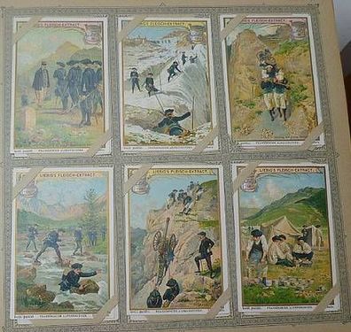 Liebigbilder Serie 558 "Französische Alpentruppen" komplett 1903 (9/ D0381eee)