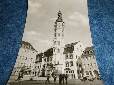 3130 / Ansichtskarte-Gera --Rathaus am Markt
