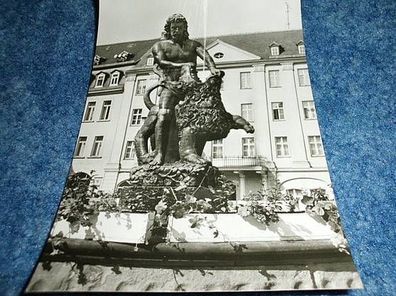 3127/ Ansichtskarte-Gera-Simsonbrunnen