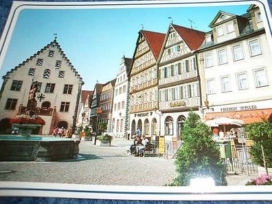 3244 / Ansichtskarte-----Bad Mergentheim--Marktplatz