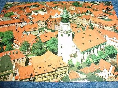 3285 / Ansichtskarte---Celle--Stadtkirche--Luftaufnahme
