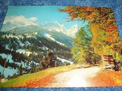 3319 / Ansichtskarte --- Herbst in den Bayrischen Alpen