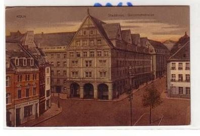 53523 Ak Köln Stadthaus Gürzenichstrasse um 1930