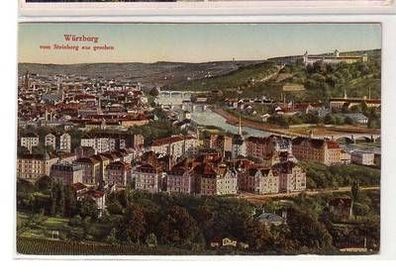 47111 Ak Würzburg vom Steinberg aus gesehen 1921